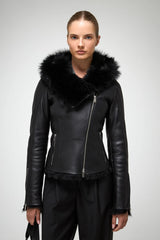 VSP - Petra - Black Shearling Jacket
