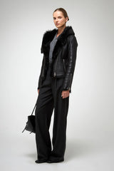 VSP - Petra - Black Shearling Jacket