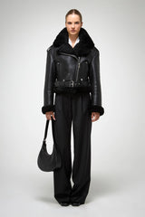 VSP - Tierra - Black Shearling Jacket