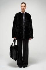 VSP - Odeline - Black Shearling Coat