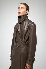 VSP - Isabelle - Light Brown Leather Coat