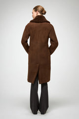 VSP - Murielle - Tobacco Shearling Coat