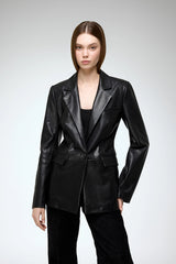 VSP - Oceane - Black Leather Coat