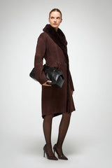 VSP - Murielle - Cherry Shearling Coat