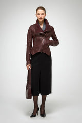 VSP - Sigrid - Cherry Leather Jacket