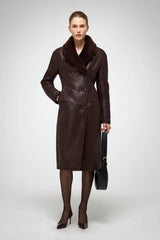VSP - Celina - Cherry Shearling Coat