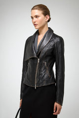 VSP - Edna - Dark Brown Leather Jacket