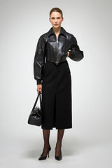 VSP - Abigail - Dark Brown Leather Jacket