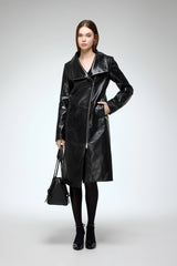 VSP - Vespera - Black Leather Coat