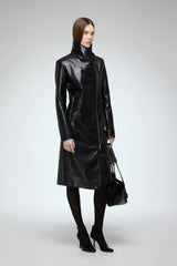 VSP - Vespera - Black Leather Coat