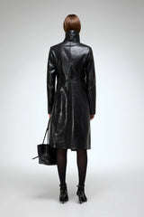 VSP - Vespera - Black Leather Coat