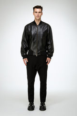 Antonio - Black Leather Jacket
