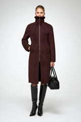 VSP - Salome - Cherry Shearling Coat