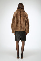 VSP - Bea - Sand Shearling Jacket