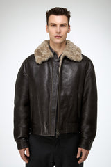 VSP - John - Anthracite Shearling Jacket