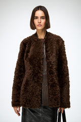 Odeline - Brown Shearling Coat