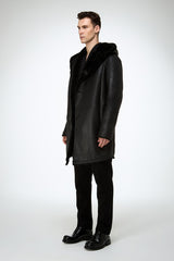 VSP - Teo - Black Shearling Coat