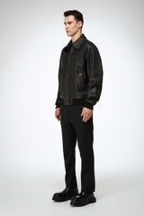 Niccolo - Black Leather Jacket