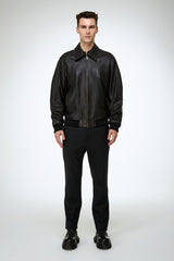 Niccolo - Black Leather Jacket