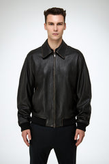 Niccolo - Black Leather Jacket