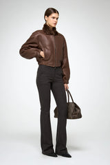 VSP - Sheela - Brown Shearling Jacket