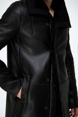 VSP - Black Shearling Coat