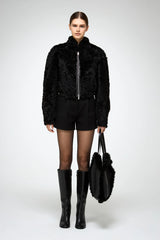 VSP - Liviana - Black Shearling Jacket