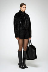 VSP - Liviana - Black Shearling Jacket