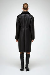 VSP - Salome - Black Shearling Coat