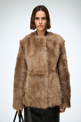 VSP - Florence - Sand Shearling Coat