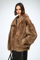 VSP - Linda - Sand Shearling Jacket