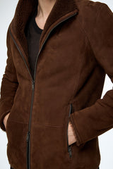 VSP - Bastien - Dark Brown Shearling Jacket