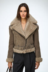 VSP - Tierra - Anthracite Shearling Jacket