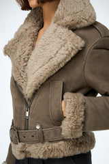 VSP - Tierra - Anthracite Shearling Jacket
