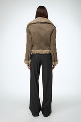 VSP - Tierra - Anthracite Shearling Jacket