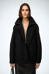 VSP - Lilie - Black Wool Coat