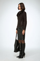 VSP - Vittoria - Brown Shearling Jacket