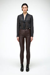 Helga - Bordeaux Lederhose