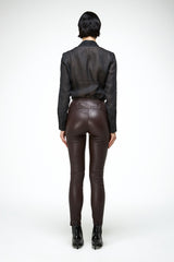 Helga - Bordeaux Lederhose