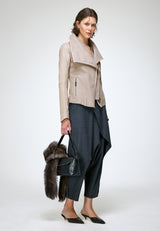 Penelope - Kamelbraune Wolljacke
