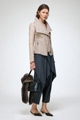 Penelope - Kamelbraune Wolljacke