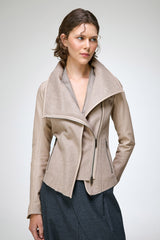 Penelope - Kamelbraune Wolljacke