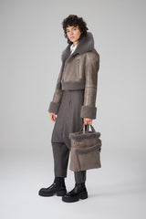 VSP - Mari - Grey Shearling Jacket