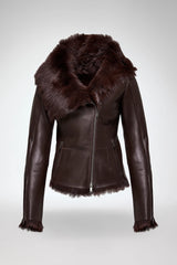 VSP - Petra - Cherry Shearling Jacket