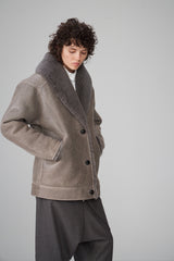 VSP - Grey Shearling Coat
