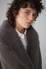 VSP - Grey Shearling Coat