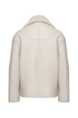 White Shearling Coat