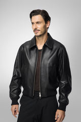 VSP - Marco - Black Leather Jacket