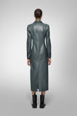 VSP - Laurence - Indigo Leather Coat