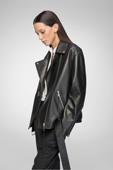 VSP - Gisele - Black Leather Jacket